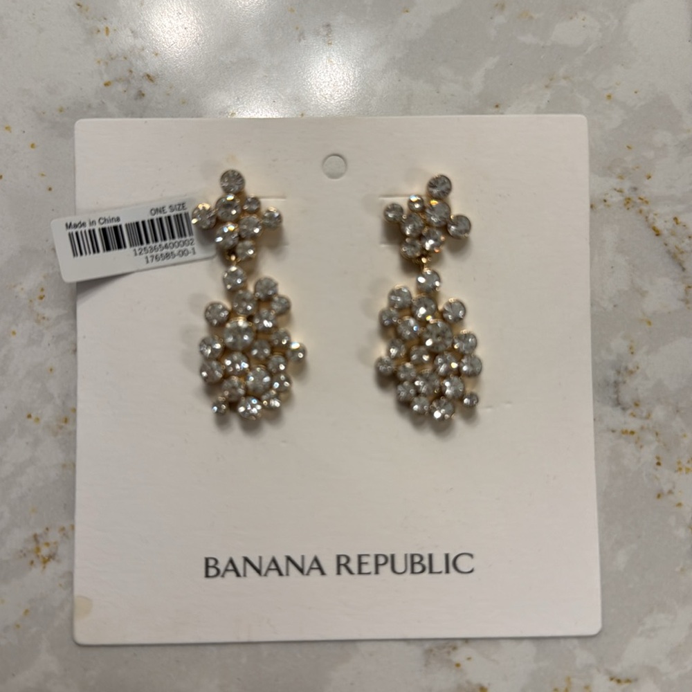 Banana republic earrings, new, never worn - Picture 3 of 3